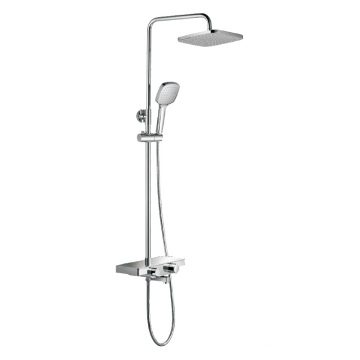 Neue Chrombad -Duscharmäuren Set Badewanne Mixer